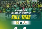 Addo's Late Strike Secures Point for Pelicans SC in Champions Celebration Match