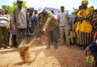 Mahama Cuts Sod for 24-Hour Economy Market in Bimbilla