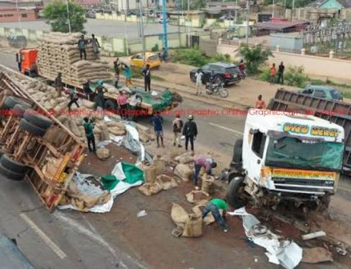 13 Reportedly Killed in Multiple Vehicle Crash at Ofankor Barrier